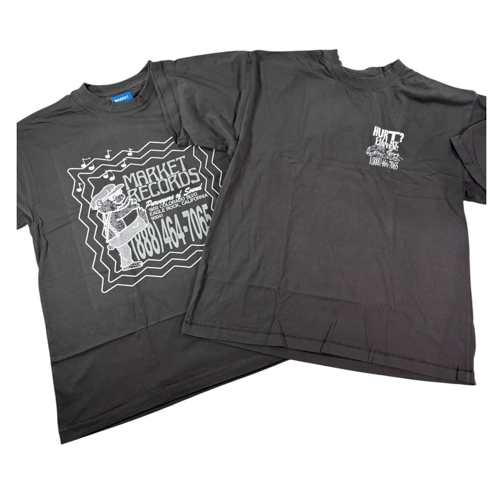 Market Studios 2 T-Shirt Bundle XXL Hurt Call My Lawyer Market Records Black New